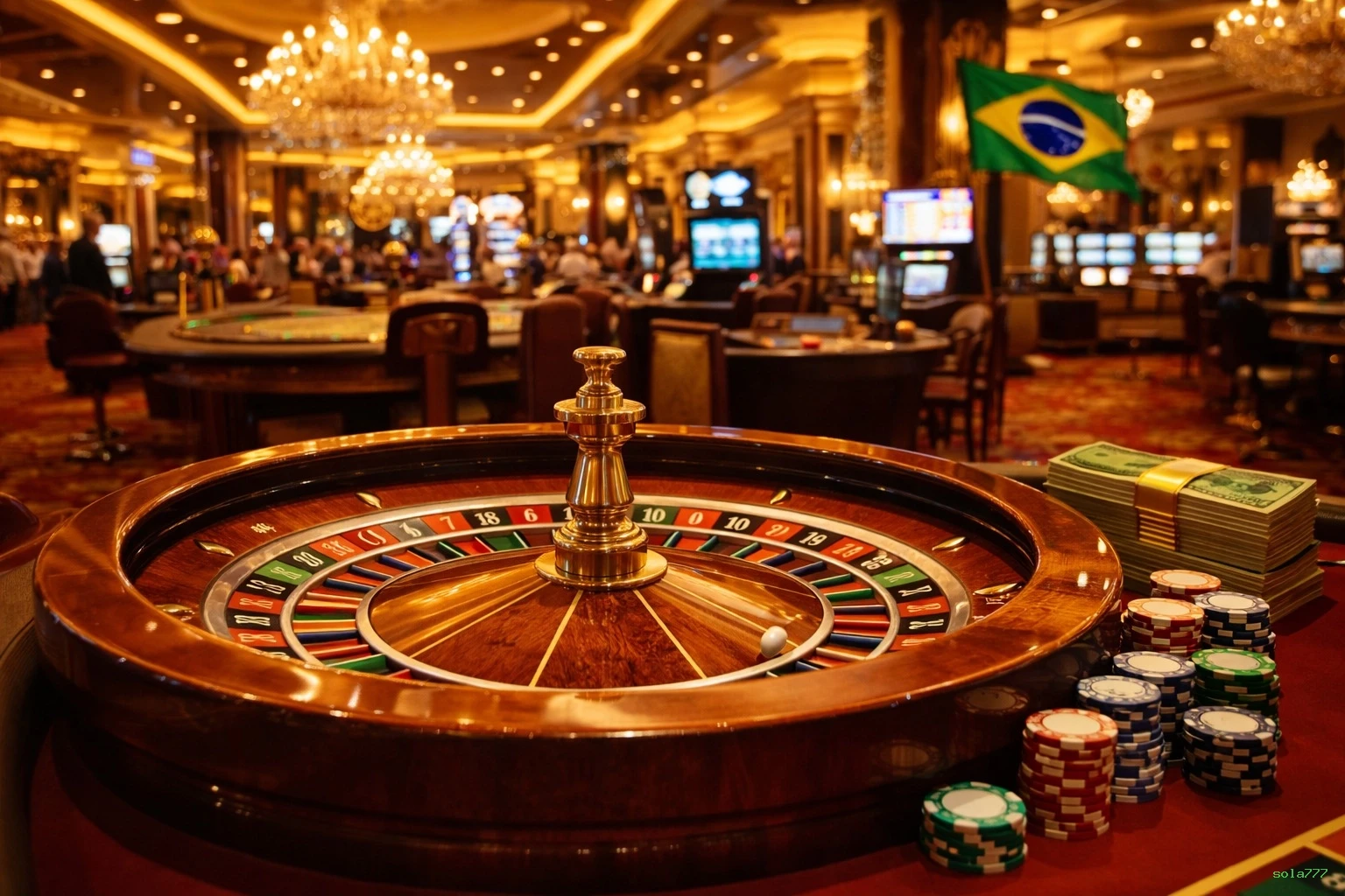 Mesa de Blackjack sola777